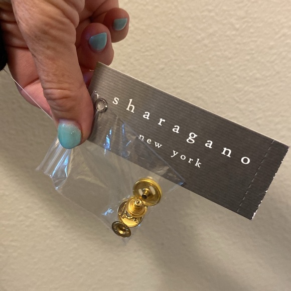 Sharagano NWT Black Short Sleeve Shirt Dress with Front Pockets - Picture 6 of 8